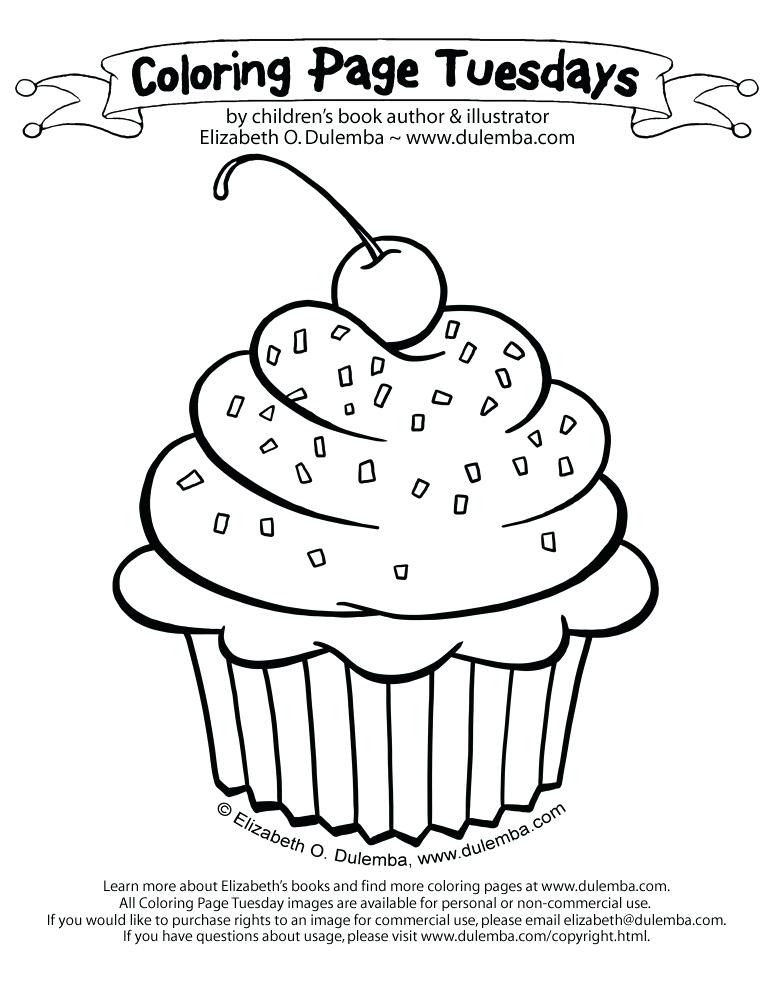 773x1000 Coloring Pages Of Cupcakes Packed With Fantastic Ice Cream