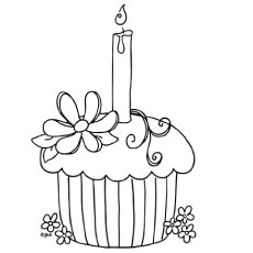 230x230 Top 25 Free Printable Cupcake Coloring Pages Online