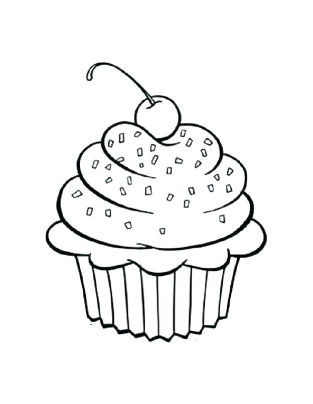 624x806 Cupcake Coloring Pages Newsenergy.club