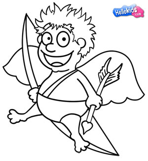 300x325 How To Draw How To Draw A Cupid