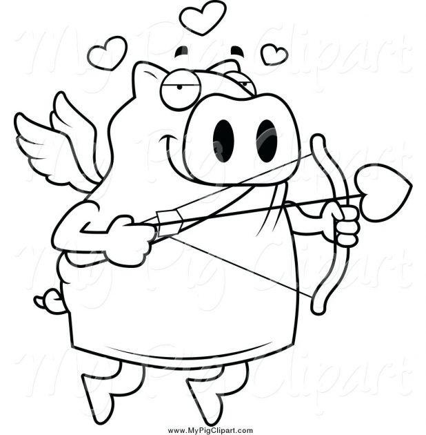 618x630 Sleeping Baby Pig Cute Outlines Guinea Outline Pictures Peppa