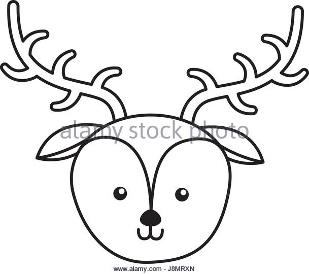 Cute Deer Drawing at GetDrawings | Free download