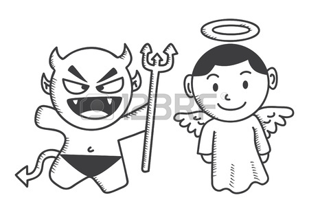 450x310 Cute Devil Boy Royalty Free Cliparts, Vectors, And Stock