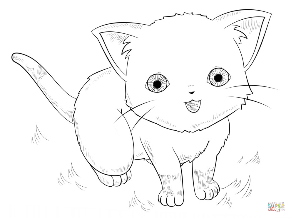 990x744 Anime Dog Coloring Page Free Printable Coloring Pages