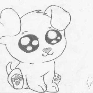 Cute Dog Anime Drawing at GetDrawings | Free download
