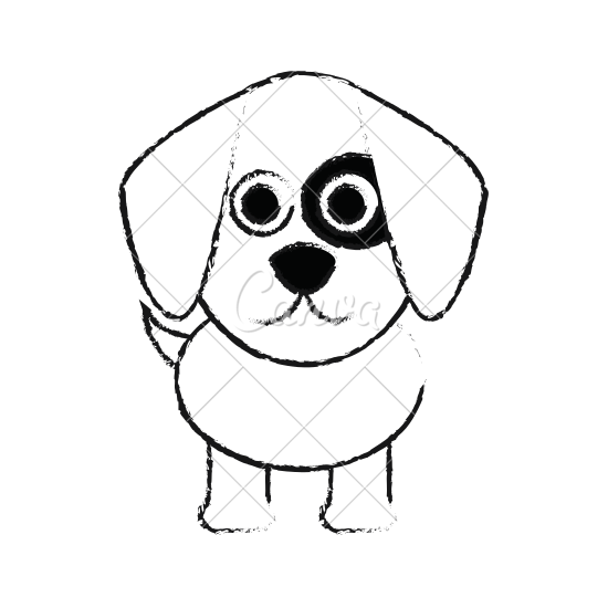 550x550 Cute Dog Icon Image
