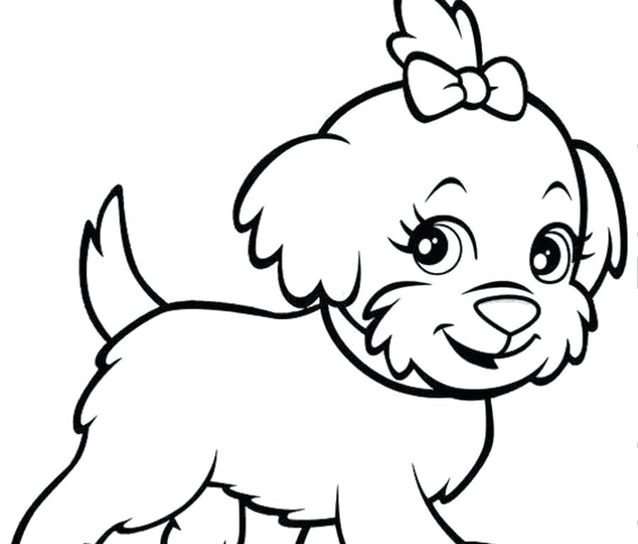900x768 Coloring Pages Of Puppys Free Online Cute Puppy Coloring Pages