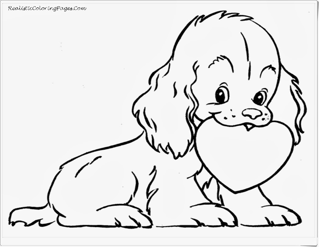 1047x812 Big Cute Dog Coloring
