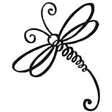 390x390 Dragonfly Vinyl Decal ~ Email Me