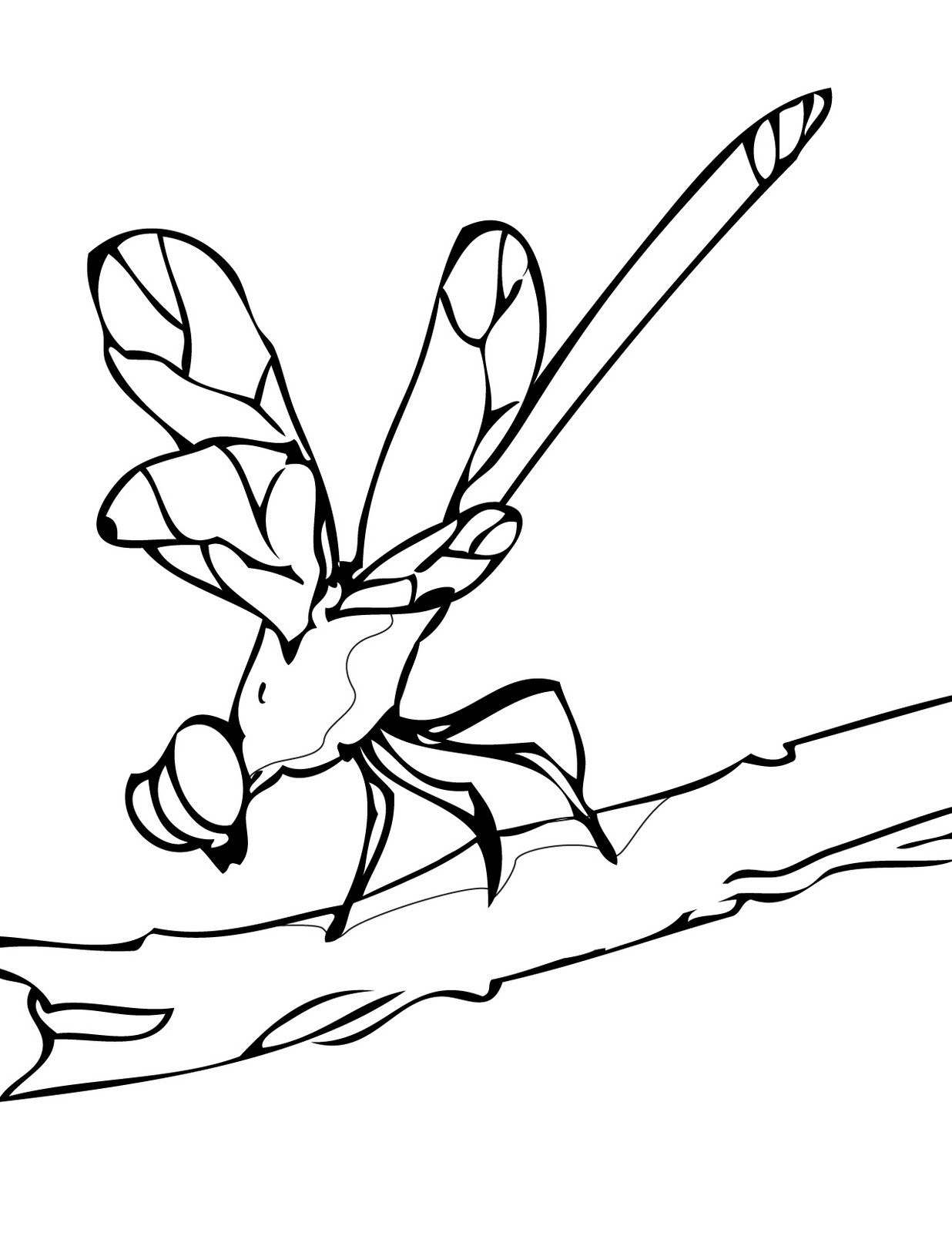 1236x1600 Halloween Coloring Pages Cute Animal Dragonfly Coloring Pages