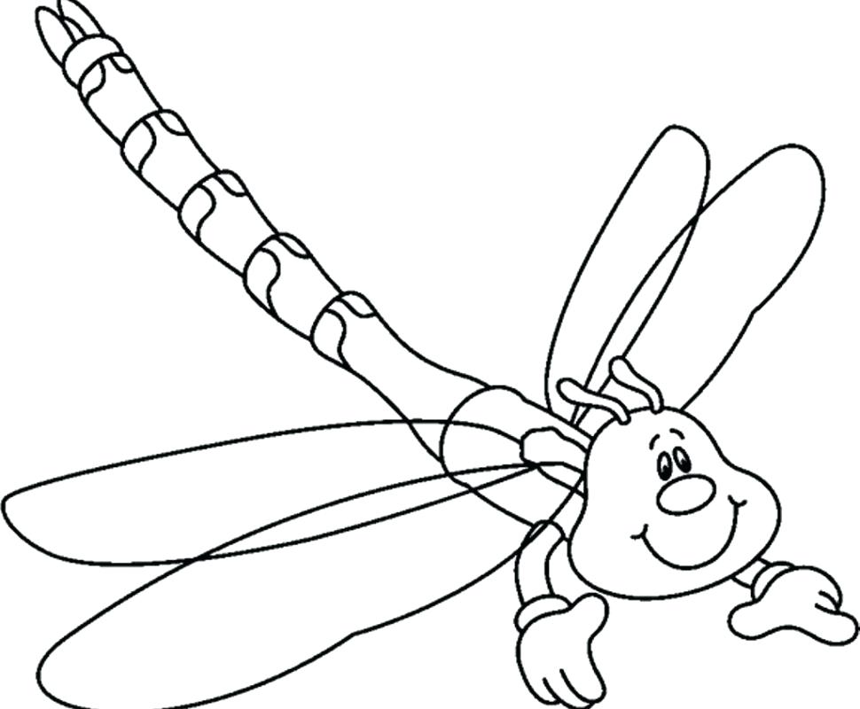 970x800 Coloring Pages Dragonfly Free Animal Page Fantastic Animals
