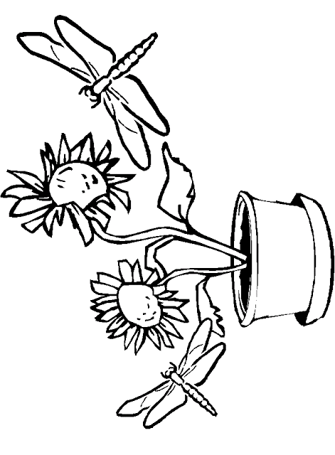 471x640 Cute Animal Dragonfly Coloring Pages Pictures To Print For Kids