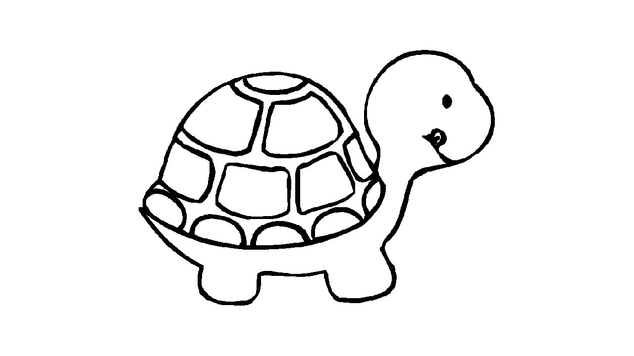 1280x720 Cute Drawings Of Turtles How To Draw A Cute Turtle