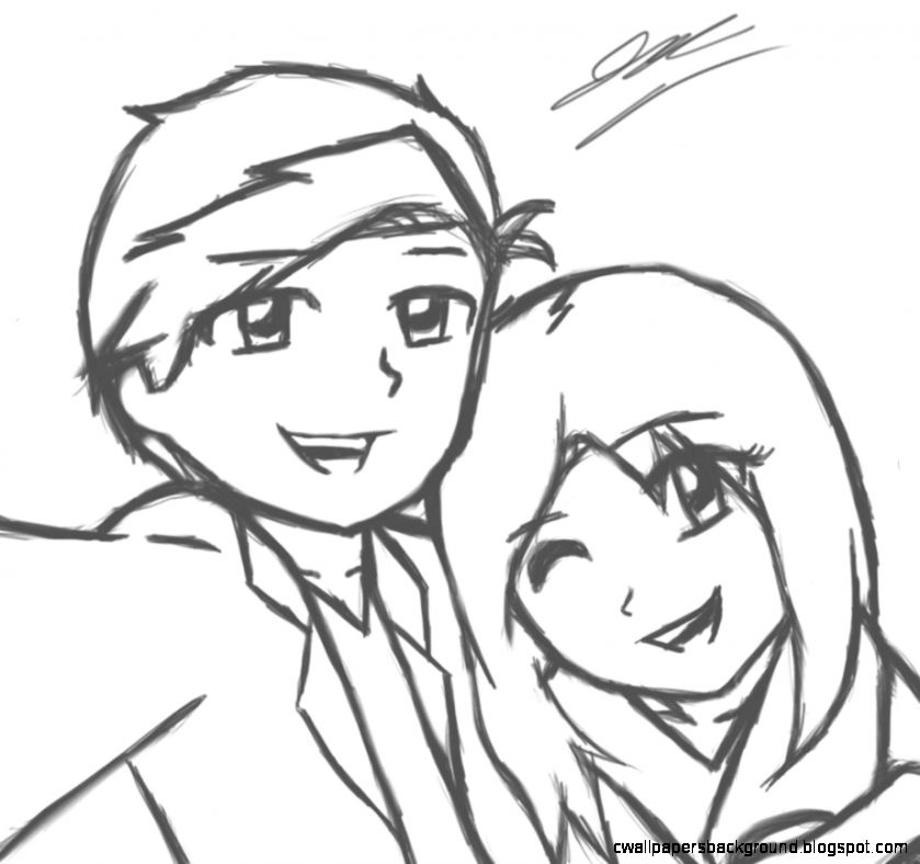839x788 Cute Drawings To Draw For Your Girlfriend Wallpapers Background