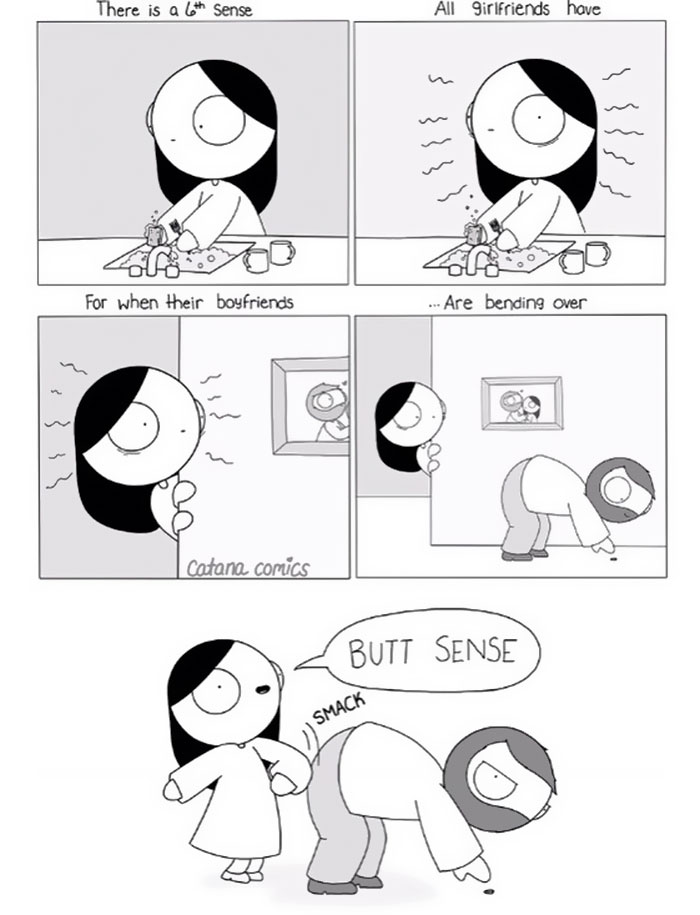 700x915 Girlfriend Secretly Illustrates Everyday Life With Her Bf, He