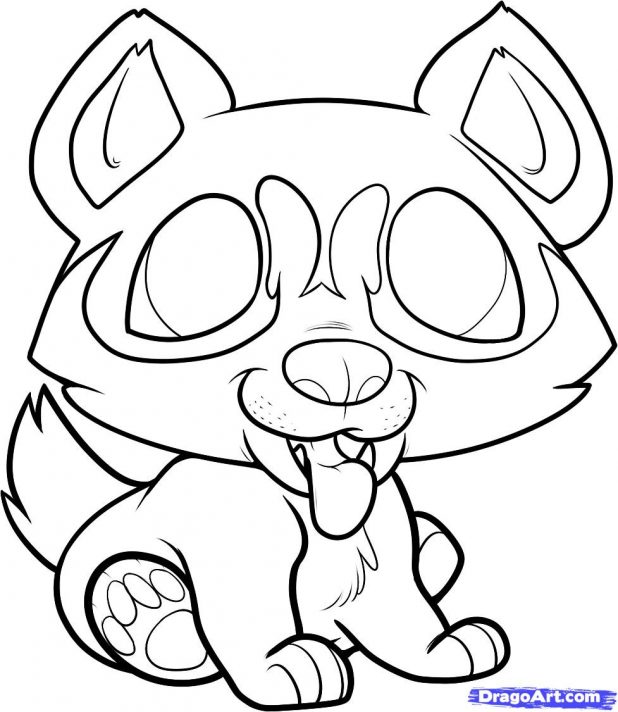 618x712 How To Draw A Cute Husky Puppy