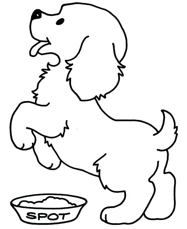 600x734 Coloring Pages Of Puppys Puppy Color Pages Pictures Of Puppies