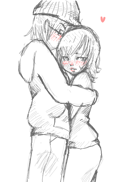 480x640 Drawn Kissing Cute Anime