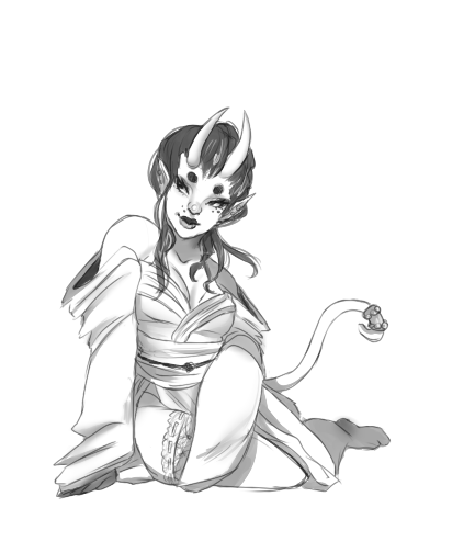 433x504 Shes Super Duper Cute And Fun To Draw Tumblr