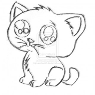 320x320 Tag For Cute Cat Pictures To Draw Funny Cartoon Tattoo Drawings