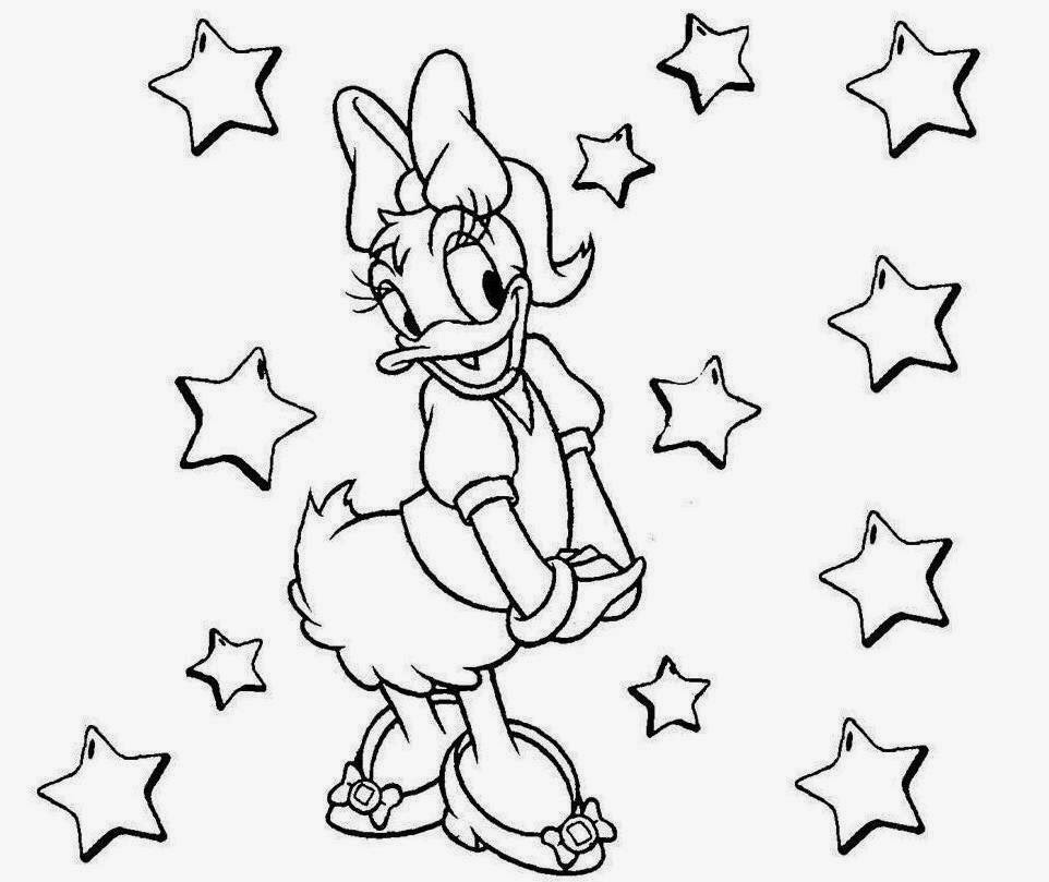 962x809 Colours Drawing Wallpaper Beautiful Cute Daisy Duck Coloring