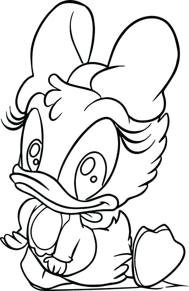 615x943 Baby Duck Coloring Page Genesisar.co