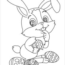 220x220 Easter Bunny Coloring Pages