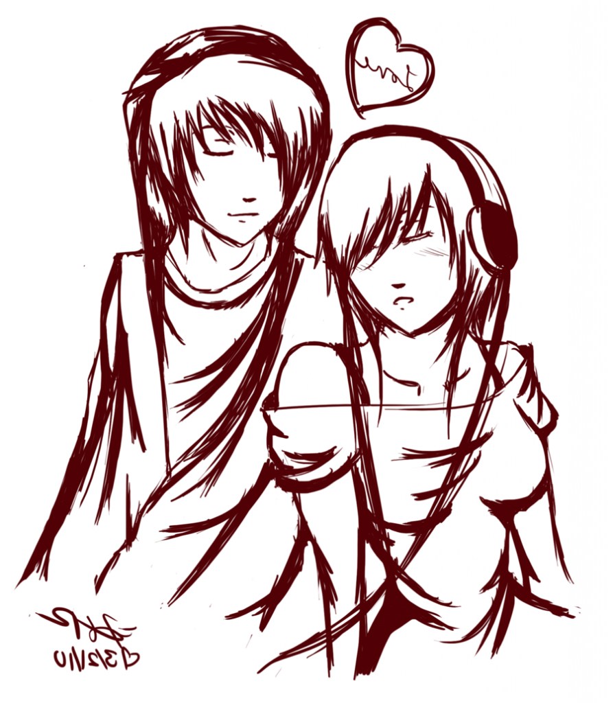893x1024 Emo Anime Pictures Couples Allofpicts