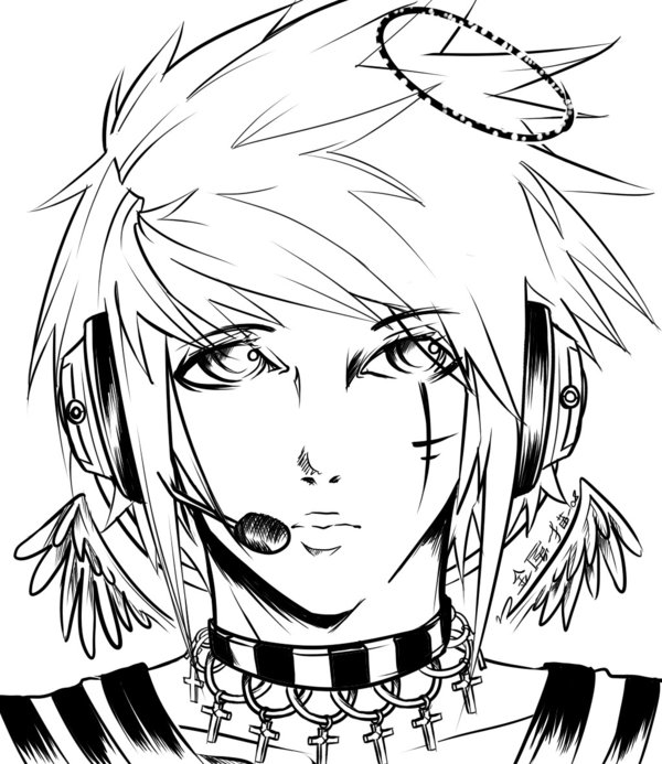 600x693 Emo Doodle 3 By Metallikatti