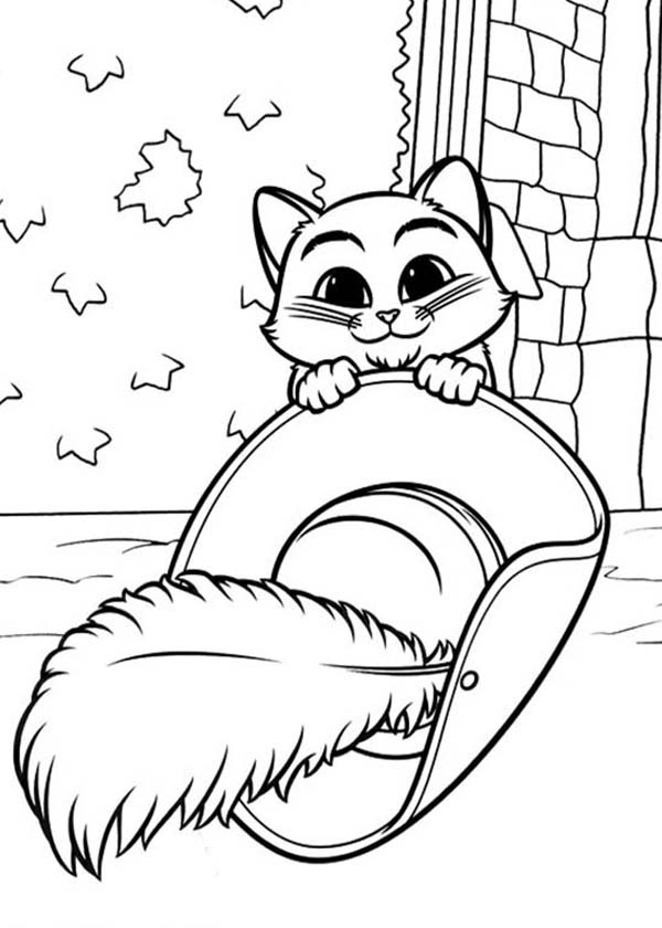 600x840 Cute Little Puss In Boots Eyes Coloring Pages Batch Coloring
