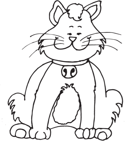 420x468 How To Draw A Cartoon Fat Cat How To Draw Cute Cartoons