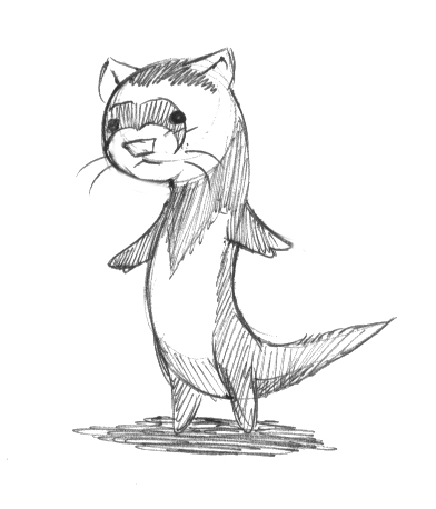 392x458 Firey Ferret By Ultyzarus