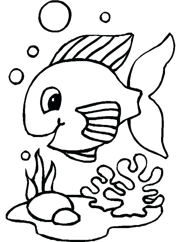 600x800 Cute Fish Coloring Pages Free