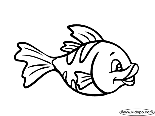 630x470 Fish Template Cute Fish Coloring Page Mia's 7th Mermaid Themed