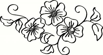400x213 Apple Blossom Flower Drawing