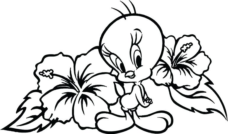 770x453 Cute Flower Coloring Pages Big Flower Coloring Pages Cute Spring