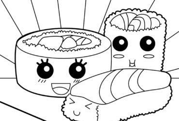370x250 Cute Food Coloring Pages