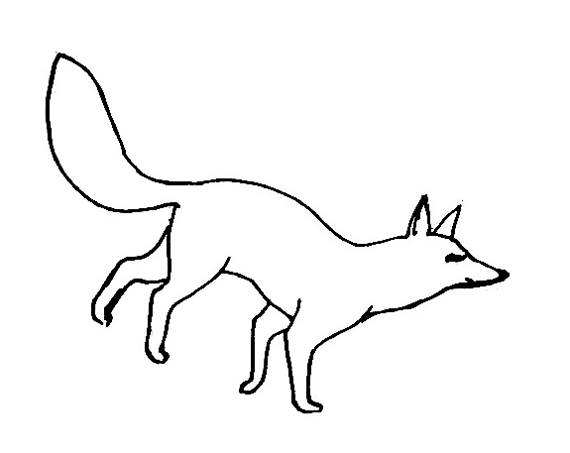 570x453 Fox Coloring Pages
