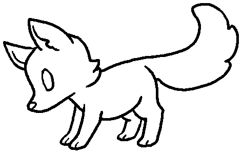 474x298 Free Fox Lineart By Princessentiafarms