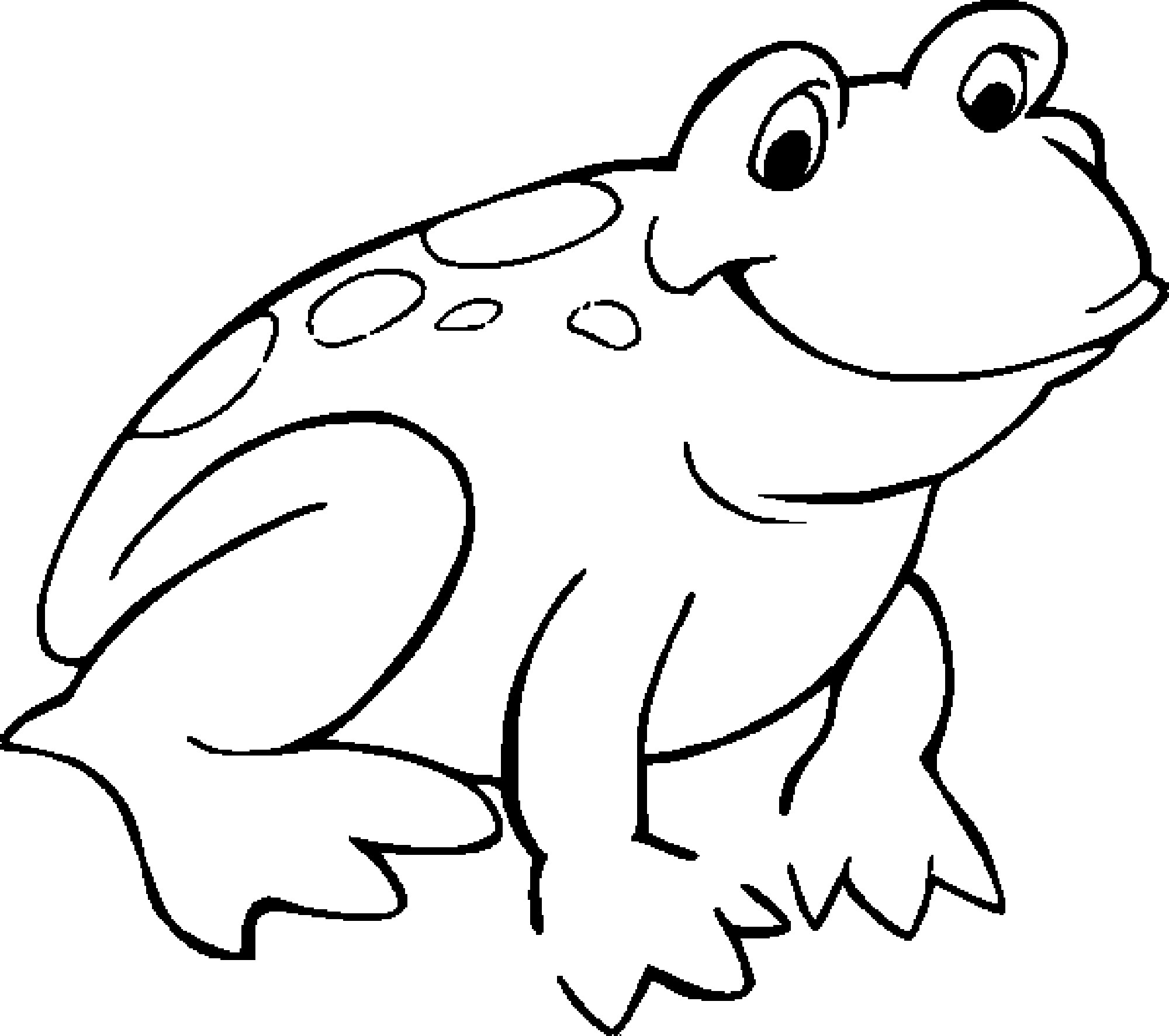 2000x1773 Spring Coloring Pages Frog For Kids Freecolorngpages.co
