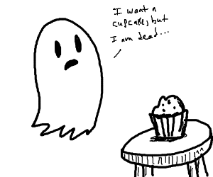 300x250 Cute Slime Blob Greeting Cute Ghost