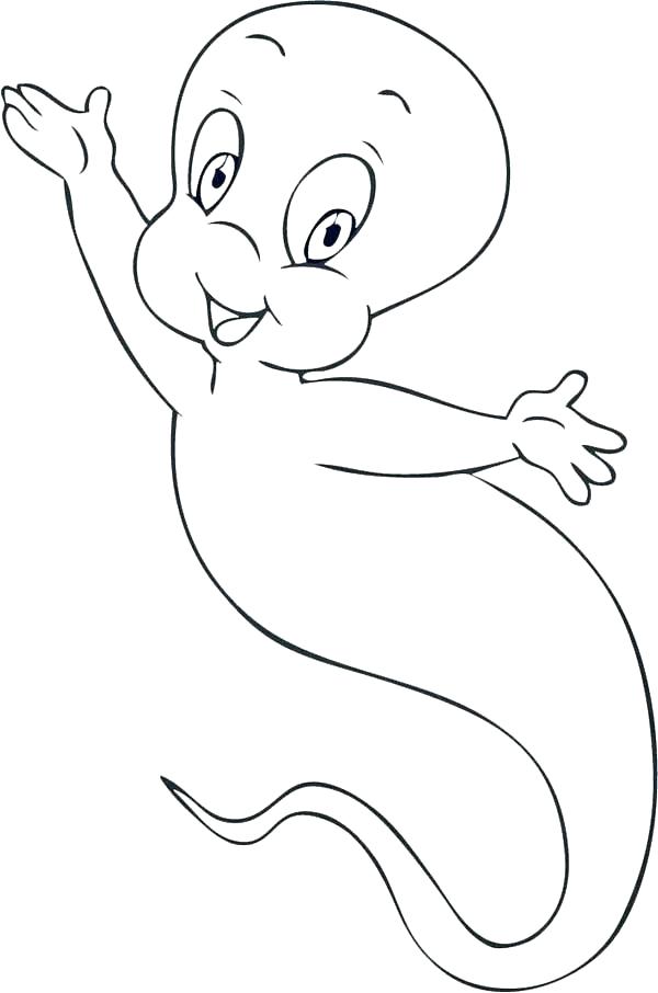 600x906 Ghost Coloring Sheets Free Printable Ghost Coloring Pages For Kids
