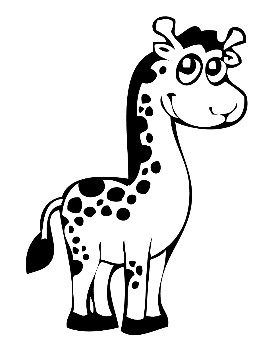 950x1230 Baby Giraffe Coloring Pages 28570,