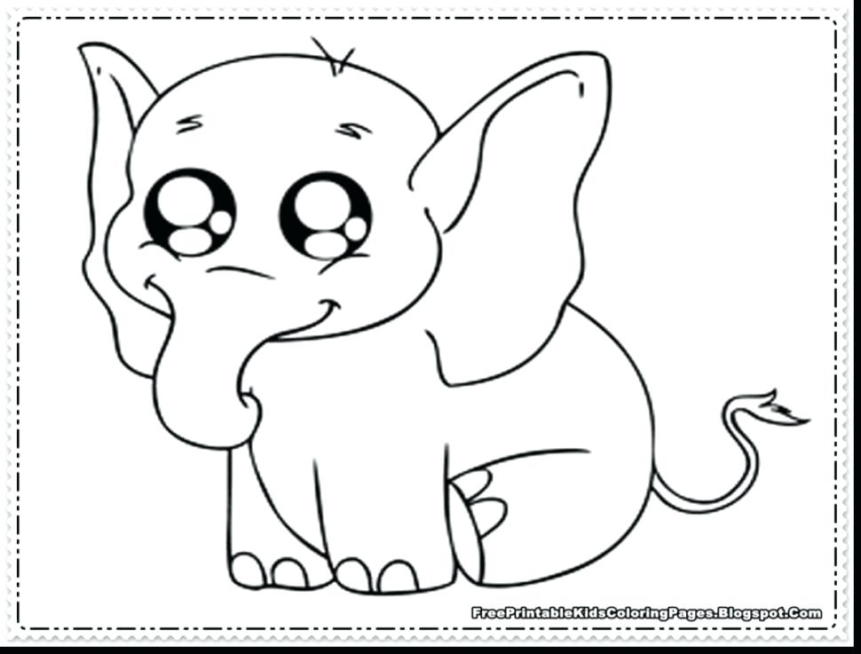 970x737 Adult Coloring Pages Cute Baby Elephant Cute Doodle Coloring Pages