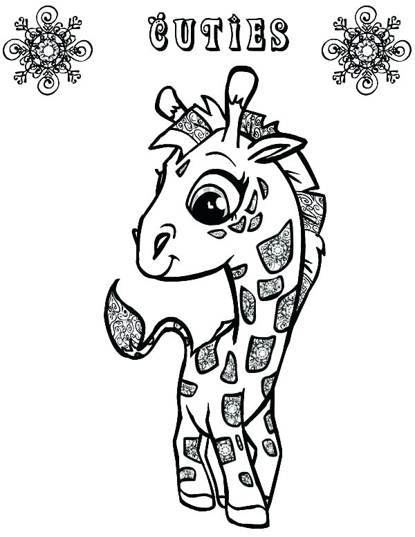 600x776 Coloring Pages Of Giraffes Synthesis.site