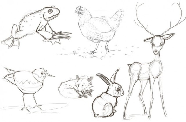 640x420 Animal Drawings Tumblr Easy