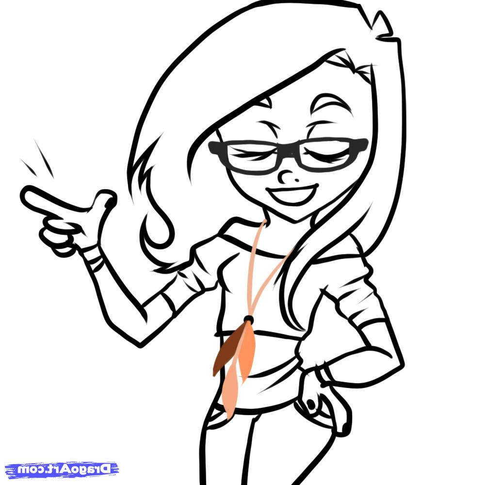 1000x1000 Girls Cartoons Drawings To Draw How To Draw A Cute Cartoon Girl