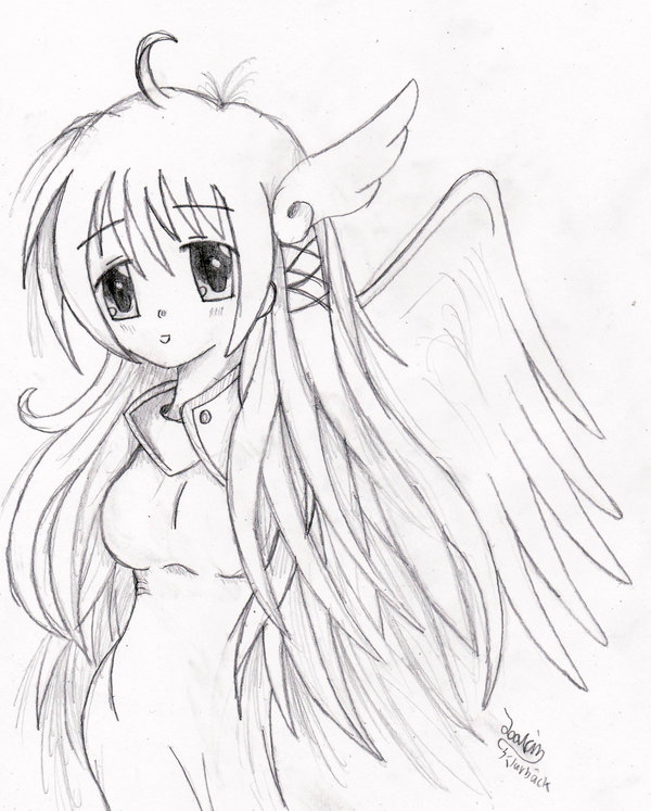 600x747 Cute Manga Girl 4 By Joakaha