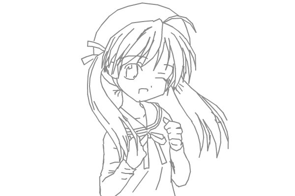 600x400 Cute Girl By Redkikachan