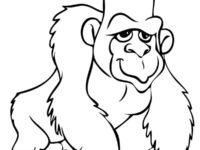 200x150 Coloring Page Gorilla Best Of Wonderful Gorilla Coloring Pages 25